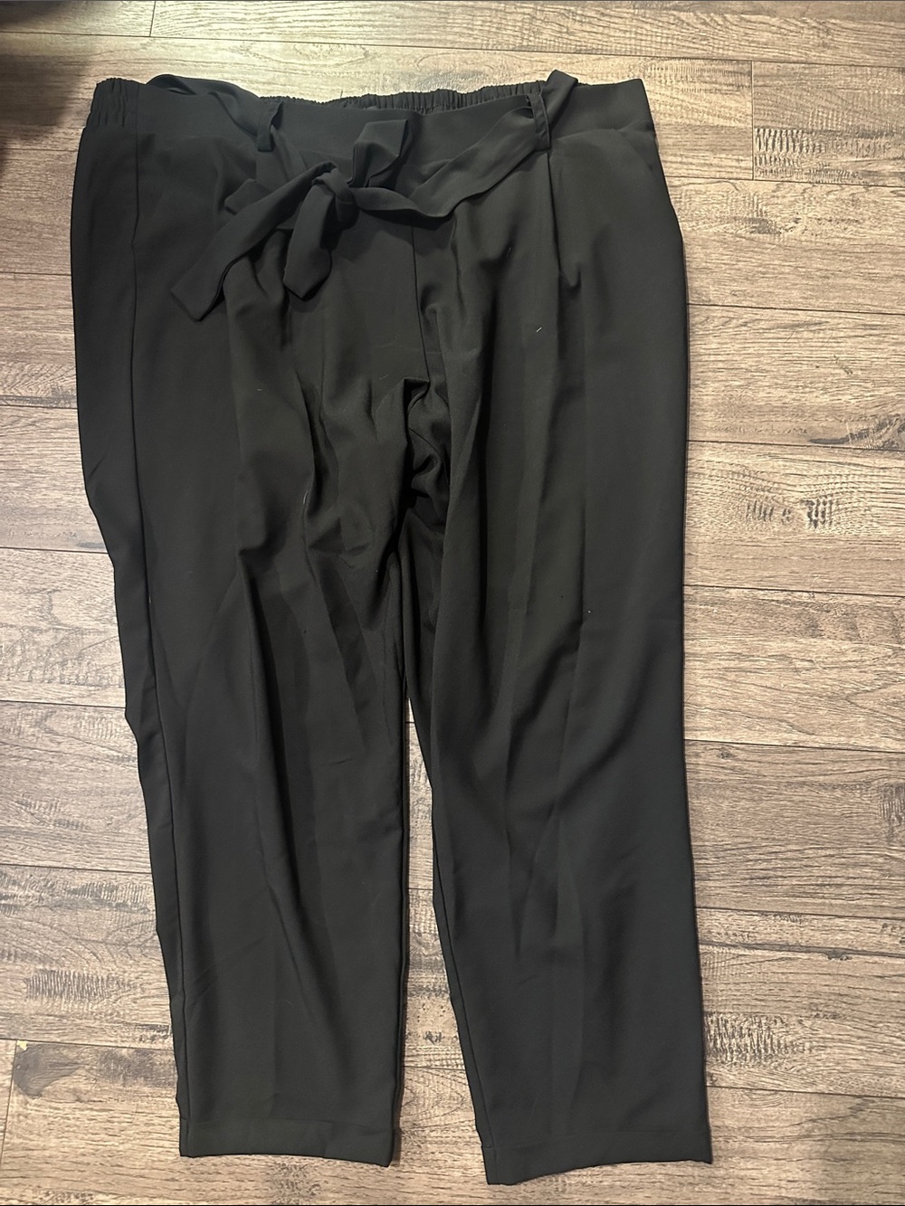 torrid Black Tie-Waist Dress Pants